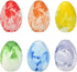 Chochkees 12-Pack 2.5" Inch Easter Marbelized Egg Chalk, Sidewalk Chalk for Kids, Easter Basket Stuffers Gifts Fillers