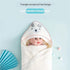 Mineweii (K,31.531.5 Inch) Hooded Baby Towel - Coral Velvet Fleece Soft Bath Towel - Unisex Ultra Absorbent,Natural