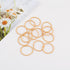 100 Pcs Baby Hair Ties, Gold Hair Bands for Thin Hair, No Metal Ponytail Holder for Kids