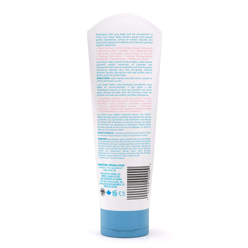 7.7 Oz Live Clean Baby Gentle Moisture Baby Lotion