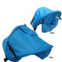 Baby Stroller Sun Shade Cover Universal Stroller Sun Shade Cover Stroller Canopy Awning for Pushchair Pram Baby Buggy Parasol Sun Umbrella with Pockets Mesh Window Stroller Sunshield Sunshade (Blue)
