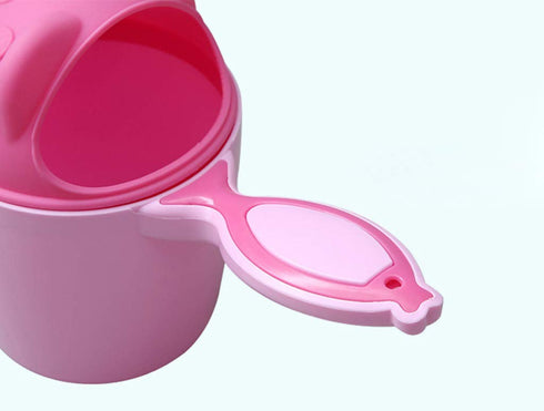 Digood (6 6 Waterfall Rinser Shampoo Cup with Animal Handle for Kids Months - Years), Pink