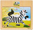 CCLIFE Set 2-5 12 (4 Wooden Jigsaw Puzzles for Kids Years Piece Colorful Wooden Educational Animal Puzzles Puzzles)