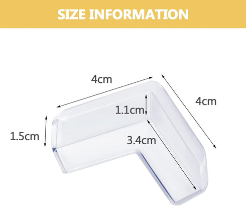 AIXMEET 8 pack Corner Protector for Baby, Clear Corner Protectors , Furniture Corner Guard & Edge Safety Bumpers , Baby