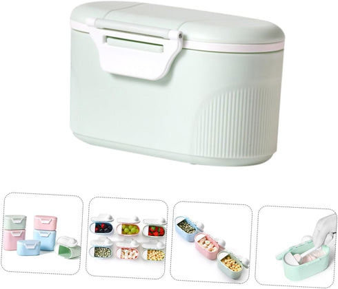 ERINGOGO Portable Baby Formula Dispenser Leakproof Milk Powder Container for Infants Travel Friendly Milk Powder Holder