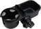 3 in 1 Universal Stroller Snack Tray with Cup Holder, Multifunctional Attachment for Bumper Bar (Black)