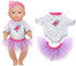 Doll Clothes 4 Sets Fashion Outfits for 14-18 Inch New Born Baby Dolls (No Doll Included)