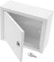 TOPPERFUN Wall Mount Lockable Milk Box for Secure Waterproof Iron Milk Storage Organizer