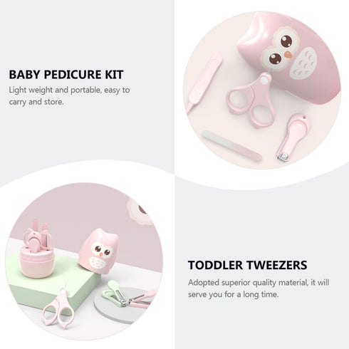 LIFKOME Set Boy Girl Nail Clippers Nail Scissors Manicure Essentials for Newborn File Accessory Kit