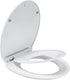 MermoGuiny Round Slow Close Toilet Seat with Toddler Seat Built In, Potty Training