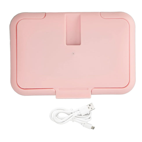 gernie Baby Wet Wipe Warmer Wet Wipes for Holder Heater Car USB Home Dispenser Constant Temperature for Pink Thermal