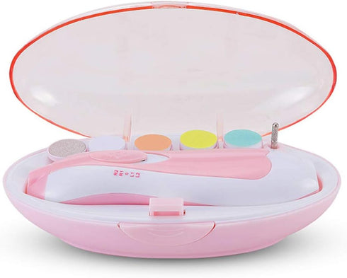 WEIKI Newborn Safety Electric Nail Clipper Cutter Baby Nail Trimmer Manicure Pedicure Clipper