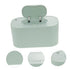Mobestech Portable Baby Wipe Warmer Cordless Wet Tissue Heater for Travel Home Office