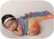 Coberllus Newborn Baby Photo Props Wrap Cloth Blanket Swaddle for Boys Girls Photography Shoot (Rainbow)