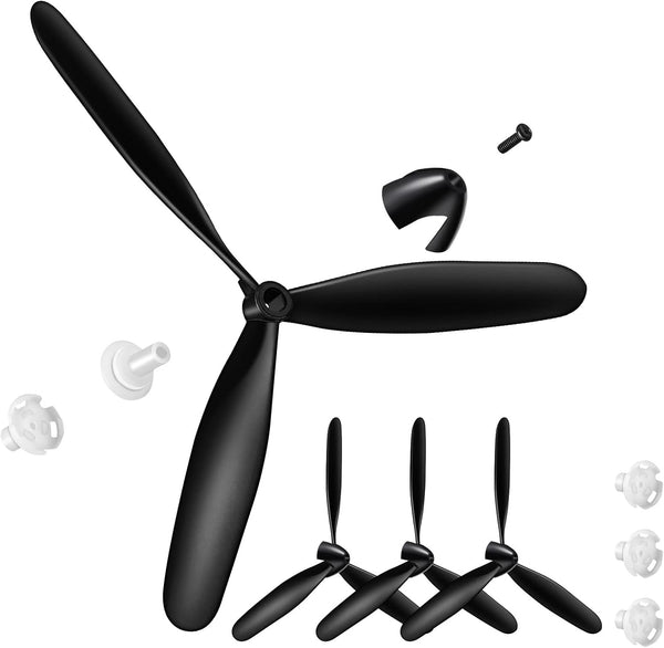 Outus 3 Sets Spare RC Plane Propellers 3 Blade Propeller Compatible with 761-11