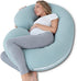 INSEN Pregnancy Pillows for Sleeping, Maternity Pillow with Cooling Cotton Cover, C