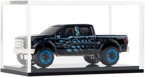 2 Pack Clear Acrylic Display Case for Hot Wheels and Matchbox 1/64 Scale Toy Model Cars, UV Protect Storage