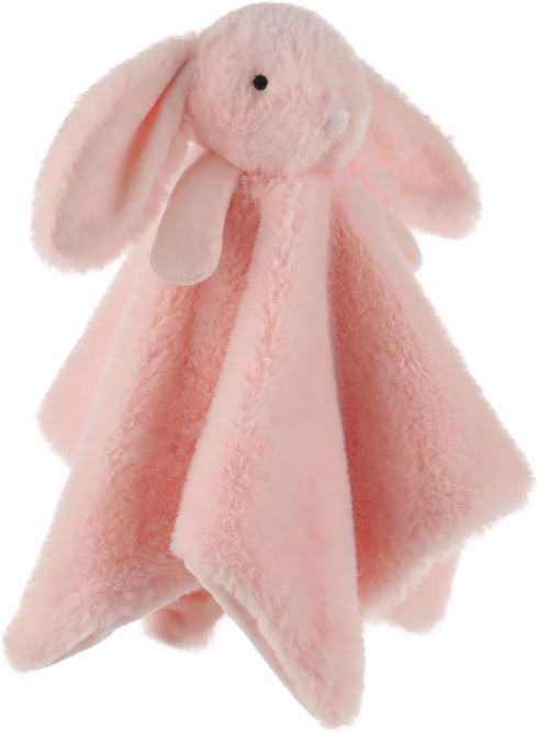 Apricot Lamb Stuffed Animals, Blush Bunny Rabbit Security Blanket, Luxury Snuggler Plush Baby Lovey for Infant Nursery