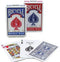 Bicycle Playing Cards Bridge Narrow Size - 12 Decks (6 Blue, 6 Red)