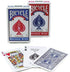 Bicycle Playing Cards Bridge Narrow Size - 12 Decks (6 Blue, 6 Red)
