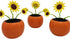 Apple Blossom Solar Dancing Flower Sunflower Toy, Car Swinging Decoration, Eco-Friendly Honey Bee Swing Toys.