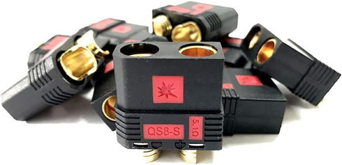 SoloGood 3 Pairs QS8-S Connector Plug High Current Anti-Spark Connector Male and Female for FPV Drone RC Car Battery Charger Plug Etc