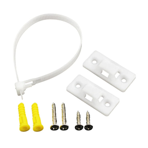 Qianly 6Pcs Furniture Anchors Furniture Anchor and Straps Compact Portable Wall Anchor Straps