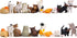 10 Pcs Kawaii Miniature Cat Figurines, Character Toy Cake Toppers, Mini Cat Animal Figures Collection