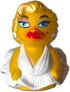 Pond Bombshell Floating Rubber Ducks - Collectible Bath Toy Gift for Kids & Adults