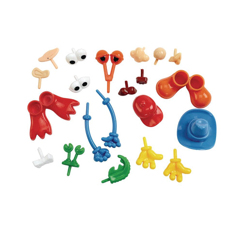260 Colorations - BUILDME Creative Creatures Dough Builders (Includes pieces) - Dough & Molding Clay Accessories