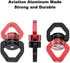 2 Pack Swivel Hook for Swing, 35KN Swing Spinner, Aluminium Alloy for Children's Swing and Aerial Yoga