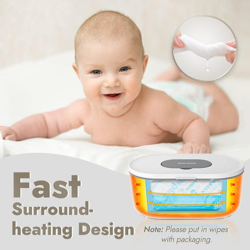 Innovative Baby Wipe Warmer & Dispenser - Large Capacity