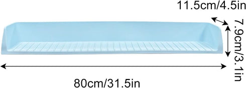 Generic Counter Bath Splash Guard - Silicone Shield Bathroom Accessory | Bath Tub Splash Guard | for Children Sink