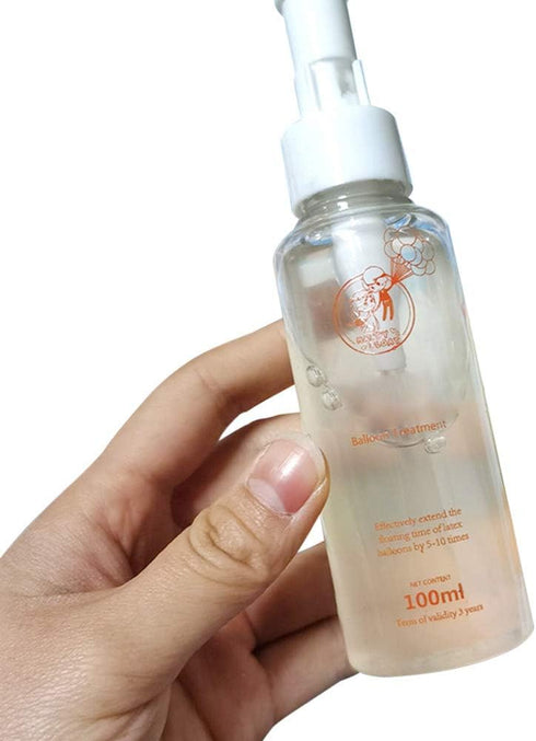 Kit(100 ml) Xiaokeis Hi-Float Balloon Care Treatment Liquid Bottle with Pump- Effective Helium Balloons Protective