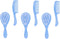3sets Boy Girl Dandruff Comb Hairbrush Massage Cleaning Brush for Newborn Girls