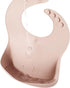 PandaEar Silicone Bibs for Babies & Toddlers, Adjustable Waterproof BPA Free Soft Bibs with Large Pocket