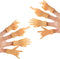 AQKILO Tiny Hands Mini Finger Puppets, 8 Pieces Left and Right Hand Set, Funny Party Favors and Novelty Toys