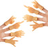 AQKILO Tiny Hands Mini Finger Puppets, 8 Pieces Left and Right Hand Set, Funny Party Favors and Novelty Toys