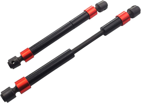 2PCS ShareGoo Rear Metal Drive Shaft CVD Center Axle Dogbone, 121-155mm Compatible with Traxxas TRX-4 324mm Wheelbase