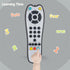 Kids Musical TV Remote Control Toy with Soft Light and Sound, Adjustable Volume Learning Toy for 6 Months+
