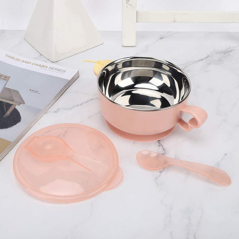 Stainless Steel Insulated Feeding Bowl for Baby Feeding, Heat Preservation