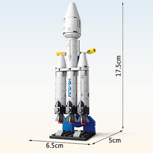 Vilbocr Falcon Heavy Space Rocket Building Block Set, Space Capsule for Boys 4+ Years, Gift Idea Super Heavy Launch