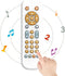 Baby TV Remote Control Toy with Light and Sound, Early Educational Music Toy, Gift for 6 Months+ (White)