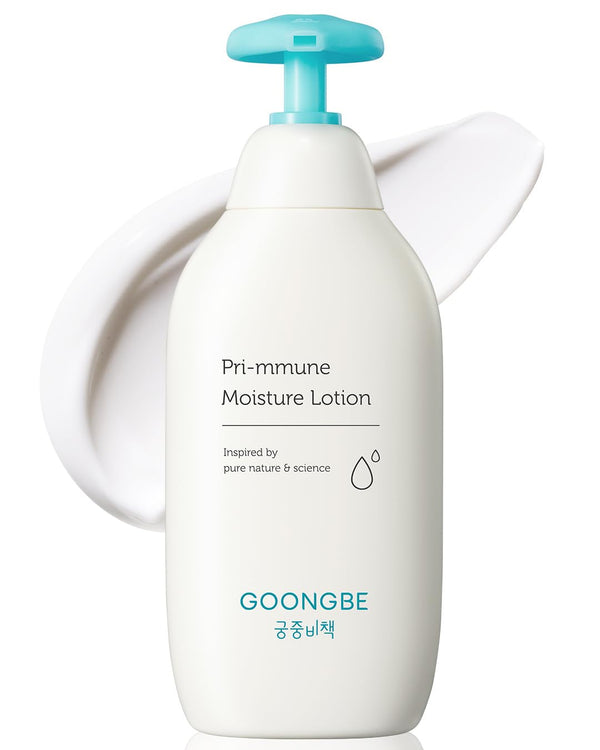 GOONGBE Pri-mmune Moisture Lotion - Korean Baby Body Moisturizer - Hypoallergenic Moisturizing