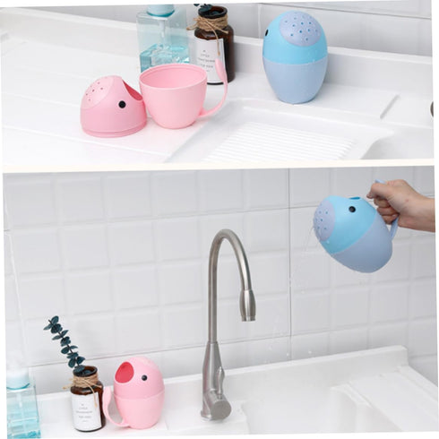 XJKLBYQ Baby Shampoo Cups Toddler Cartoon Bath Waterfall Rinser Wash Hair Bathing Flusher, Kids Shampoo Cup, Standard
