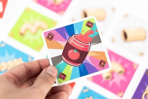 Professor PUZZLE Pass The Pasta Games - Family Board Game of Strategy and Shape Collection for Game Night
