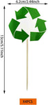 Garbage Truck Birthday Party Supplies, Cupcake Toppers for Trash Waste Management Recycling Party