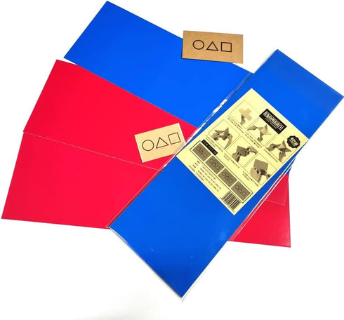 Ddakji(Ttakji) Game 4 Set - Sticker + Invitation Card from The TV Series Korean Traditional Game Kit