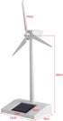 Wind Mill Toy, 14x9x26cm White Solar Wind Toy for Kids, Decorative Item or Teaching Tool