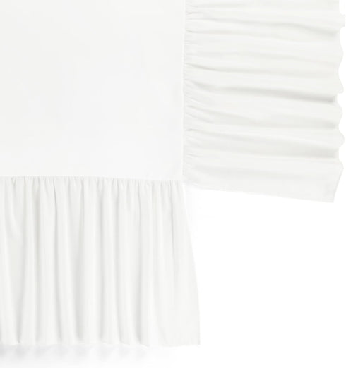 16" Lush Decor Ruffle Crib Skirt, Drop, White